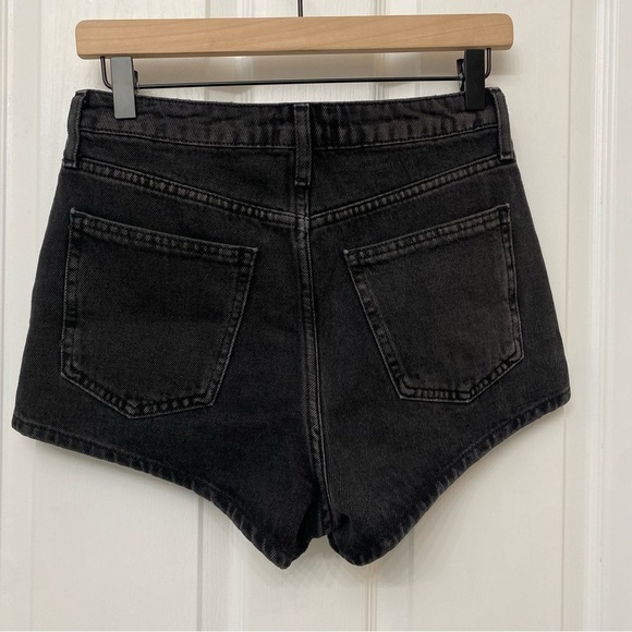 FOREVER 21 Los Angeles Black Jean Shorts Waist 26 - Picture 5 of 13